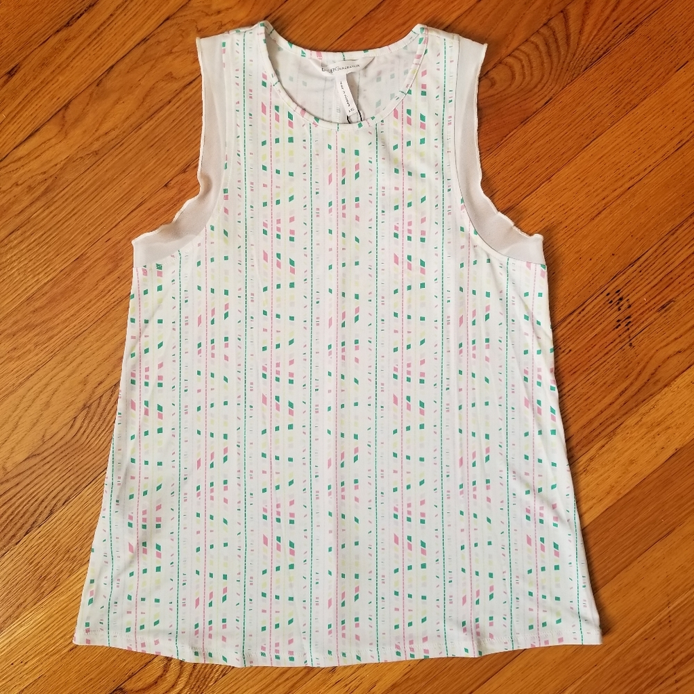 NWT BCBG Confetti Stripe Top - Size XXS